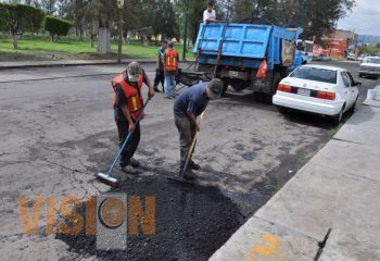 Laboran a marchas forzadas brigadas permanentes de bacheo