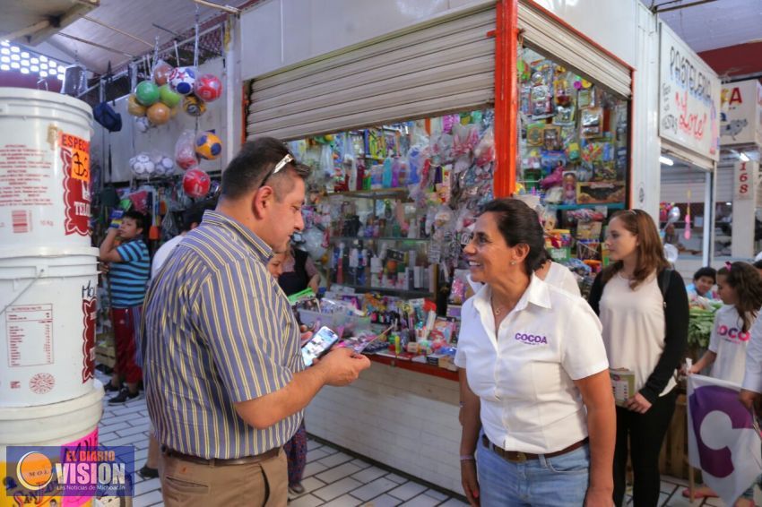 Hacer de Morelia una Ciudad de Alimentación, buena, limpia y justa, propone Cocoa Calderón 