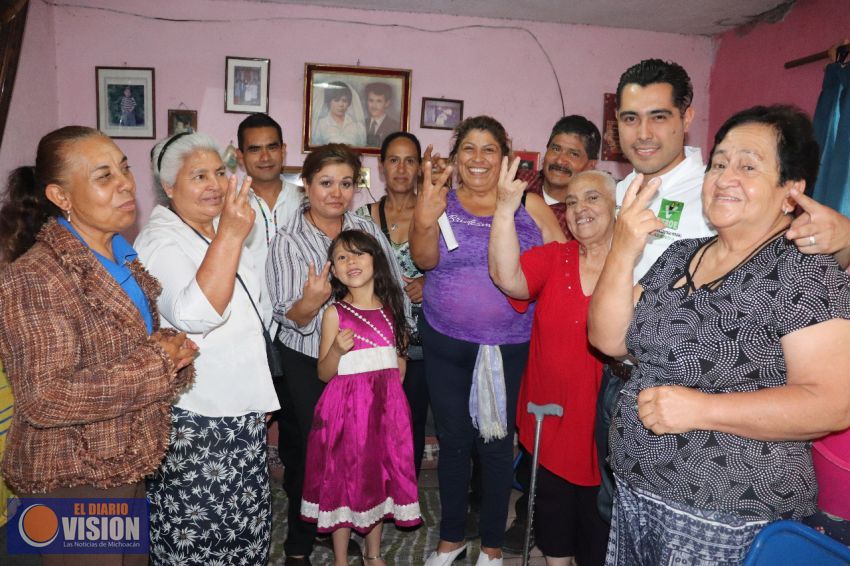 Arturo Sandoval Canals visita a Vecinos de La Garita 