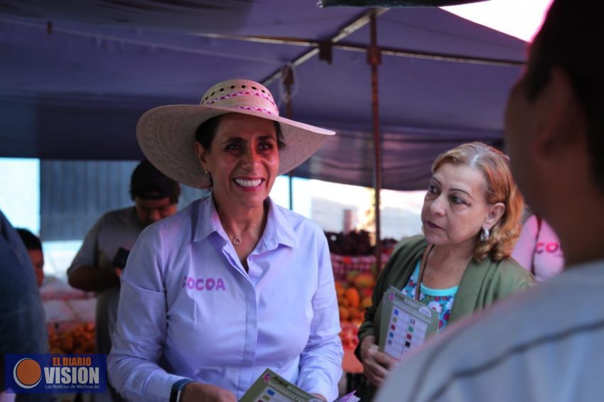 Promete Cocoa Calderón beneficios fiscales a empresas que donen alimentos en buen estado 