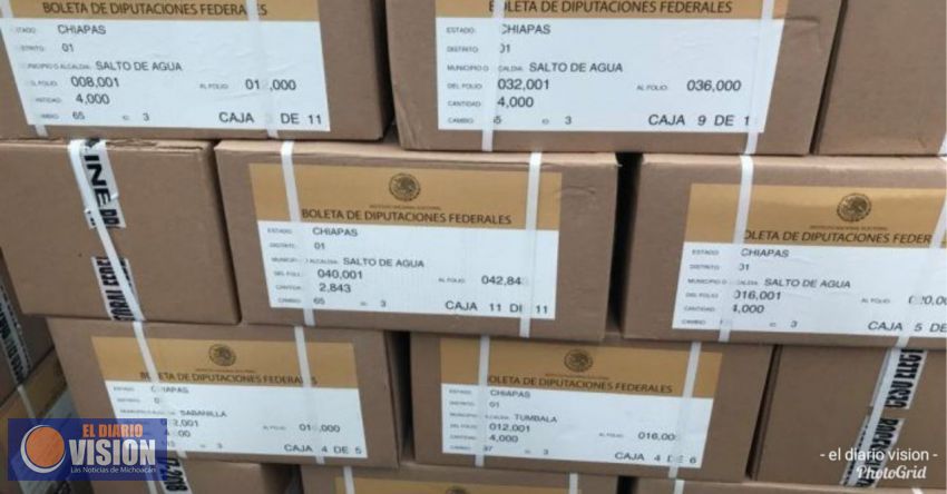 Inicia distribución de boletas electorales en México