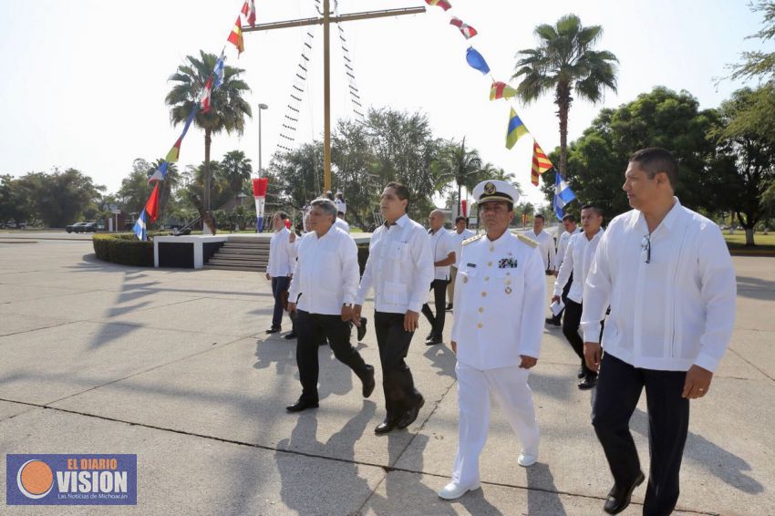 Reconoce Gobernador labor de la Marina Armada de México