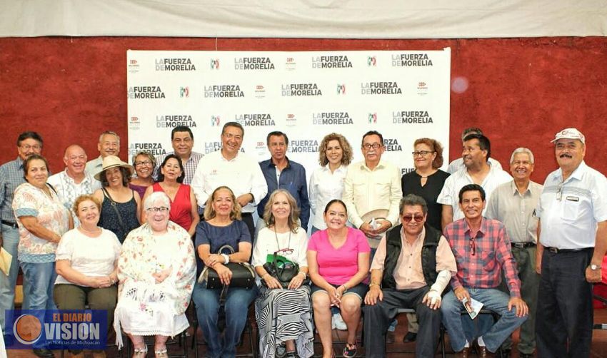 Respaldan jubilados y pensionados propuestas de Wilfrido Lázaro
