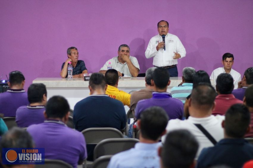 Transportistas reciben propuesta de Gerónimo Color 