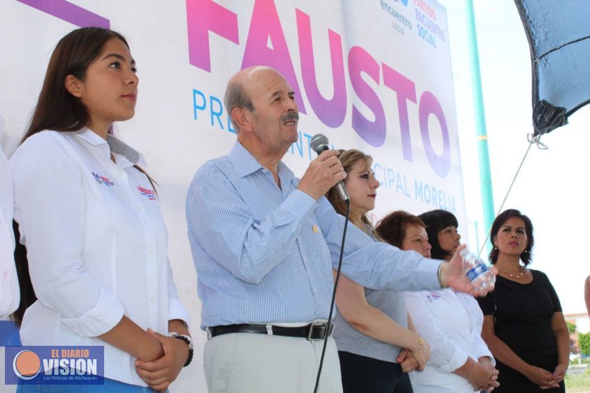 Obras de impacto social y no de relumbrón solicitan vecinos de Arko San Antonio a Fausto Vallejo Fi