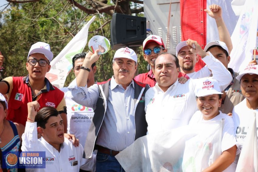 Víctor Silva y Gerónimo Color realizan acciones de acercamiento con ciudadanos a favor de Meade