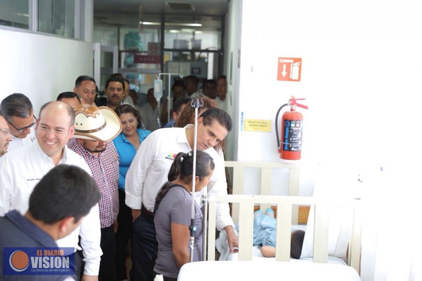 Inicia dignificación del Hospital General de Tacámbaro después de una década en el olvido