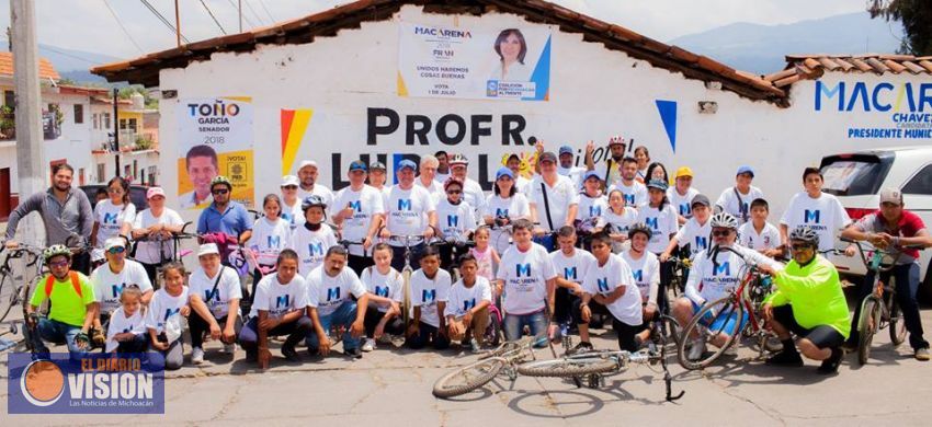 Se implementaran paseos ciclistas en Lagunillas: Macarena Chávez