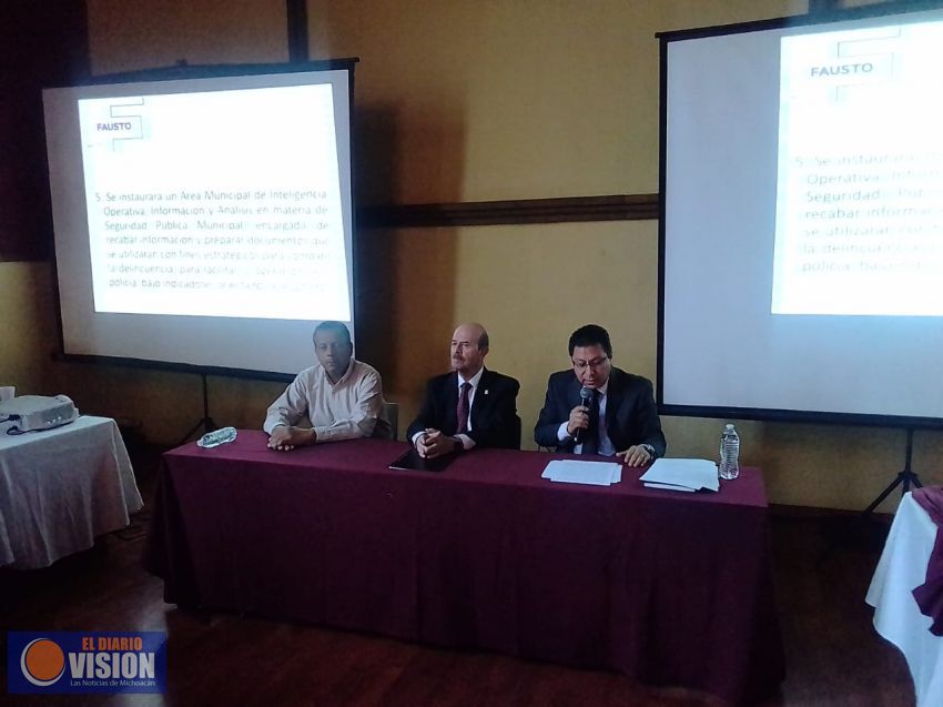 Fausto Vallejo Figueroa, presenta su decálogo para la seguridad de los morelianos