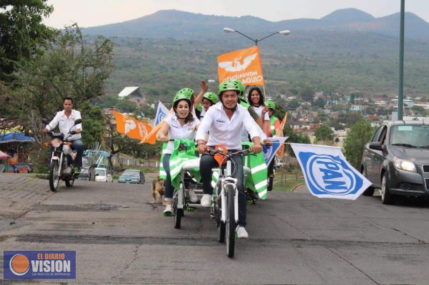 La bicicleta, una opción seria de transporte en Morelia, se pronuncia Jonathan Sanata