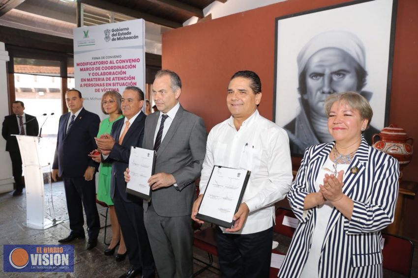 Reconoce CEAV a Michoacán por avances en materia de atención a víctimas 