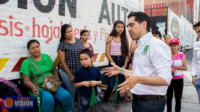 Vecinos de Lomas de Guayangareo se unen al proyecto de Arturo Sandoval Canals 