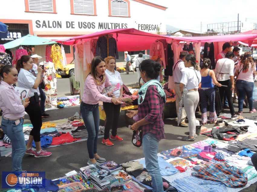 Se requiere dar mayor atención al comercio semi fijo: Daniela de los Santsos