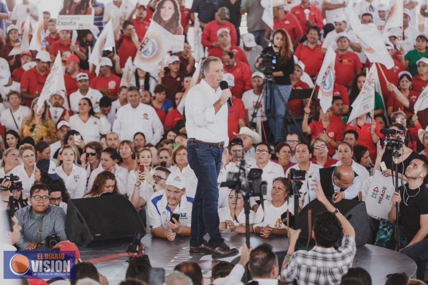 José Antonio Meade, candidato presidencial del PRI, de gira por Michoacán