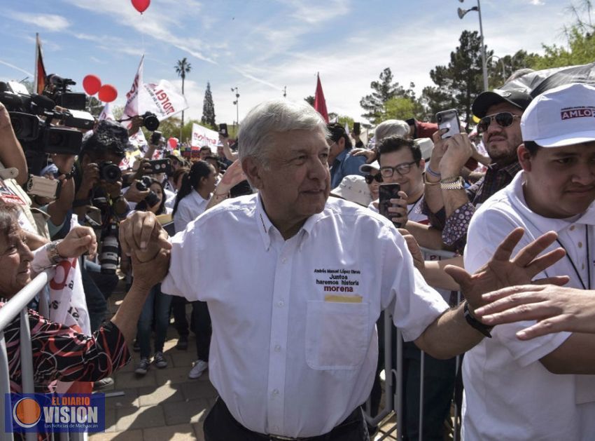 Todo se encuentra listo, para evento de López Obrador, en Uruapan