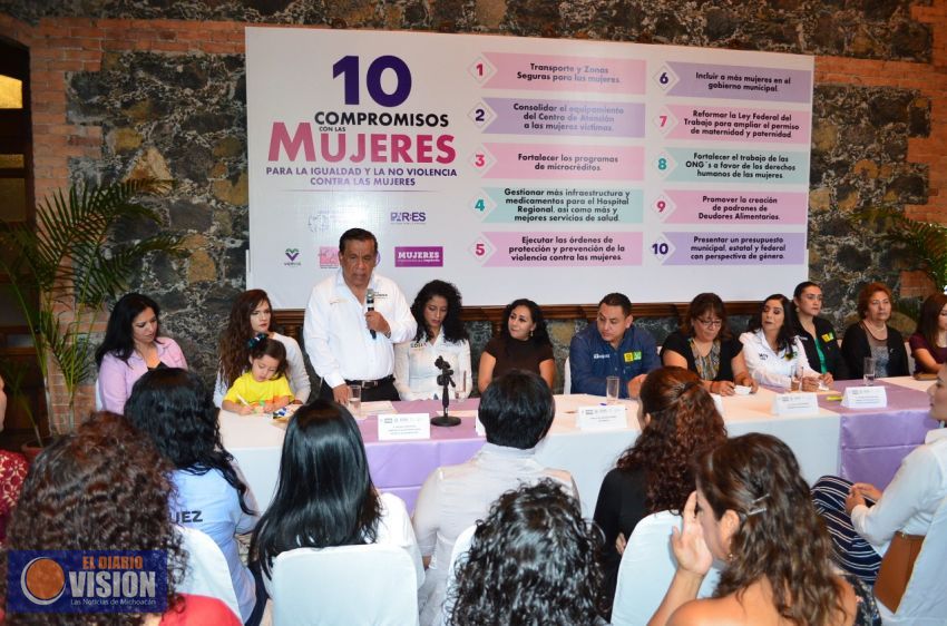 Seré un gestor incansable para garantizar la equidad de género: Flores Paz