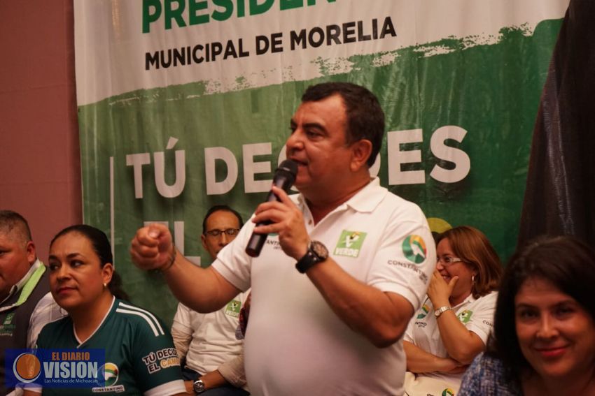 Lista y al 100% la estructura de representación en casillas, el PVEM es el primero: Constantino