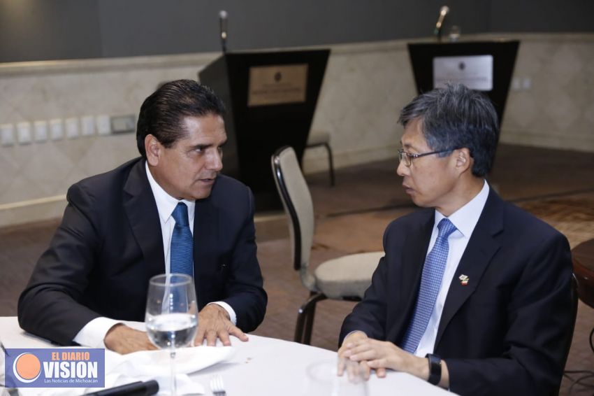 Promueve Gobernador ante Corea del Sur oportunidades de inversión en Michoacán