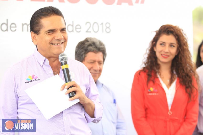 Supervisa Gobernador perforación de pozo de agua en Puruándiro 