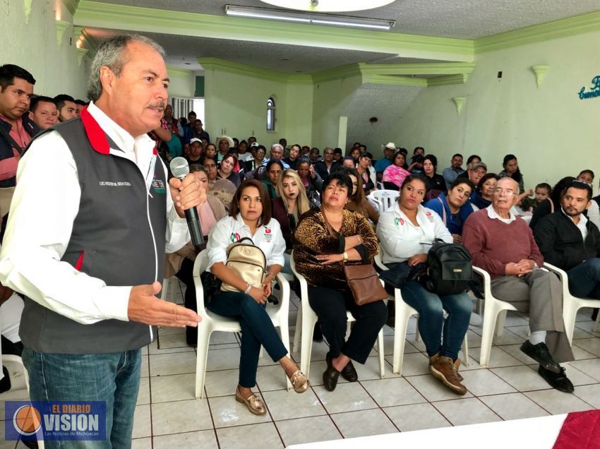 Reconoce Víctor Silva el trabajo de la estructura electoral del PRI en Zacapu 