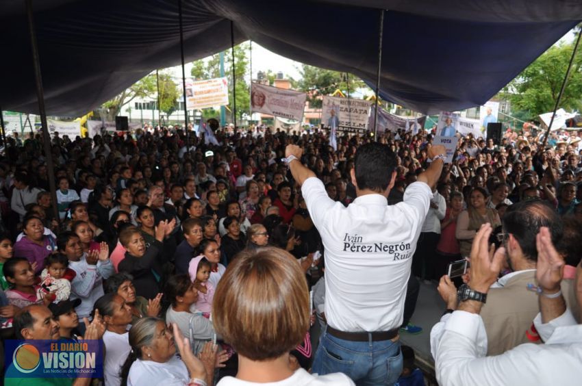 El 1 de Julio vamos a ganar; la gente ya decidió: Pérez Negrón Ruiz