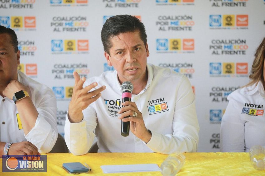 Toño García condena el asesinato del candidato a la presidencia municipal de Taretan