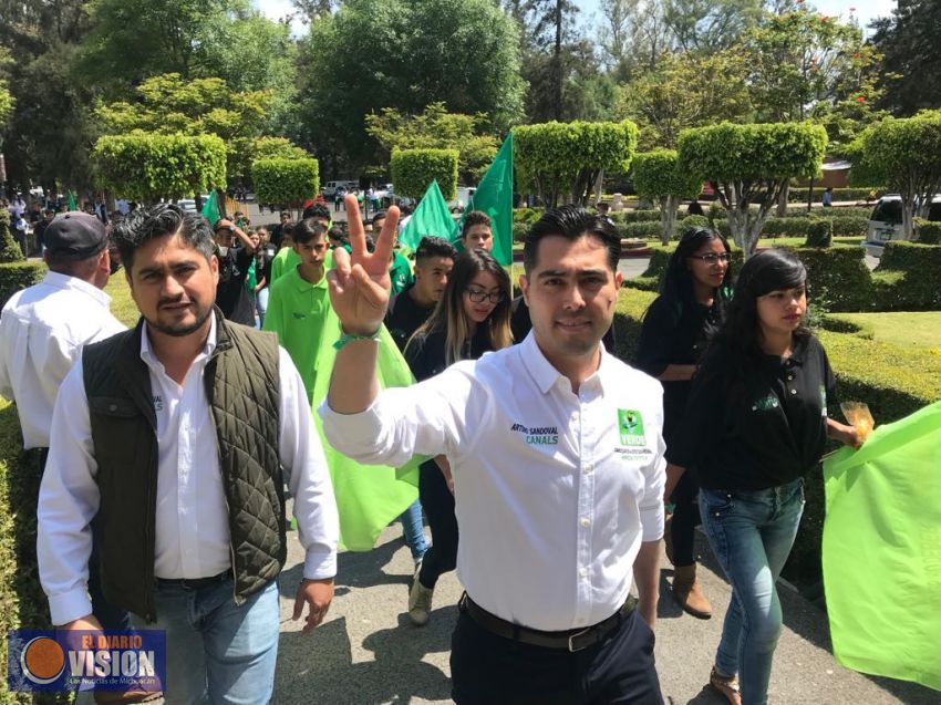 Morelia ya se decidió con los jóvenes: Arturo Sandoval Canals 