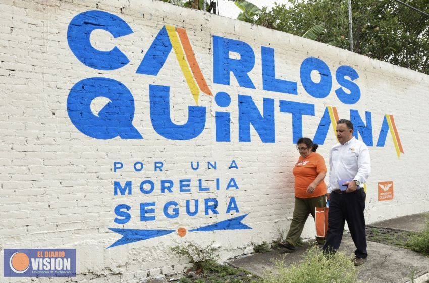 Juntos lograremos que Morelia salga del abandono en el que se encuentra: Carlos Quintana