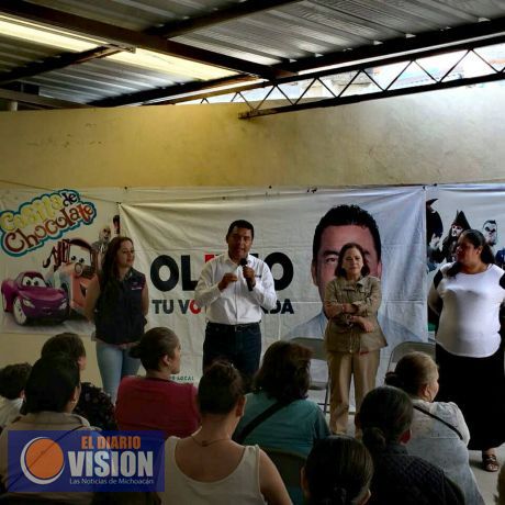 Olivio López comprometido con vecinos de la colonia Misión del Valle 