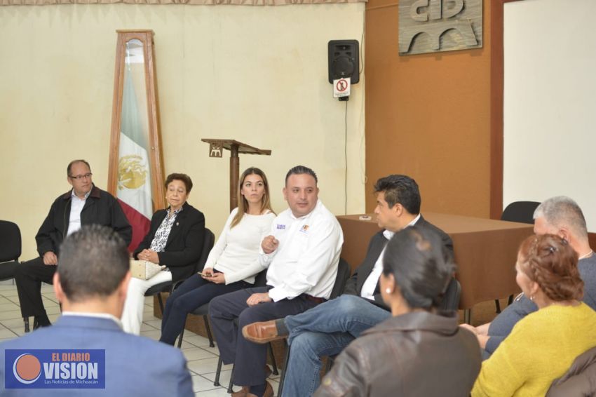 Respaldan ingenieros civiles a Carlos Quintana, trabajará en conjunto por Morelia