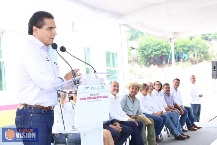 Cuenta Nuevo Urecho con Centro de Salud rehabilitado y equipado 