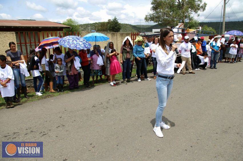 Ninguna comunidad estará olvidada de su presidenta municipal: Daniela de los Santos