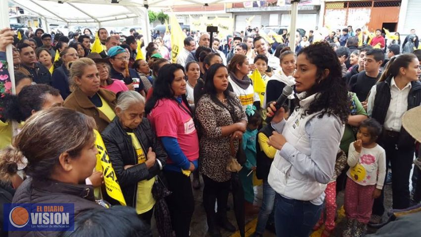 Como diputada federal me sumaré al proyecto de continuidad : Edna Díaz