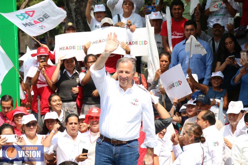 Este lunes cierra campaña Pepe Meade en Michoacán