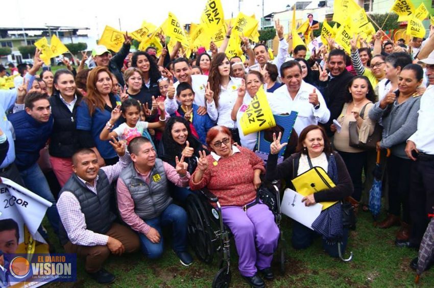 Con la confianza de la gente, vamos a ganar: Víctor Manríquez 