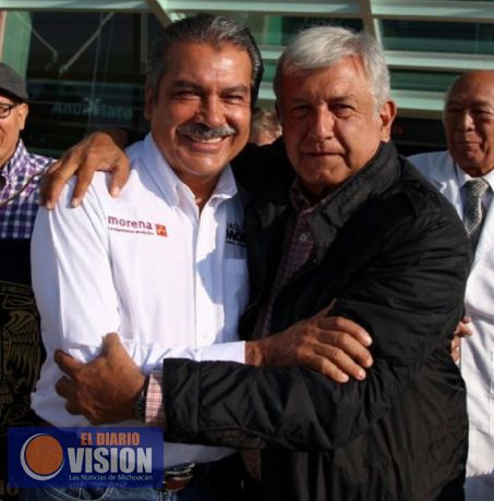 AMLO llama a votar por Raúl Morón, para garantizar la transformación de Morelia