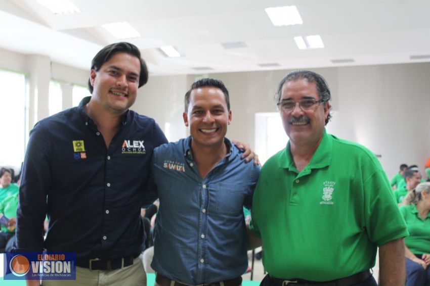 Se reúne Jonathan Sanata con integrantes del STASPE