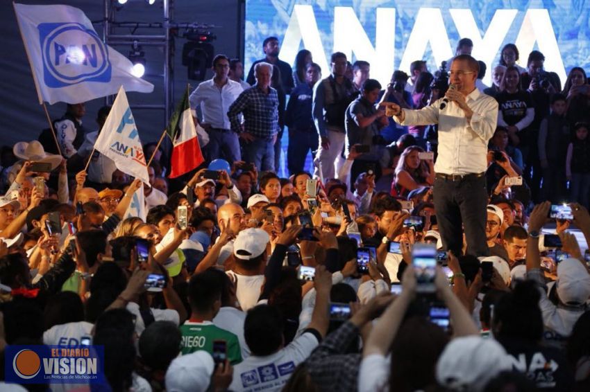 Con broche de oro, en Naucalpan, concluyen cierres de Ricardo Anaya en el Estado de México