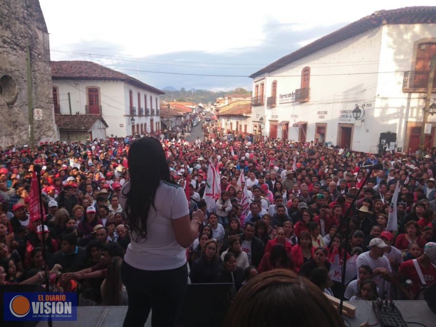 Michoacán tendrán senadora cercana a la gente: Xóchitl Ruiz 