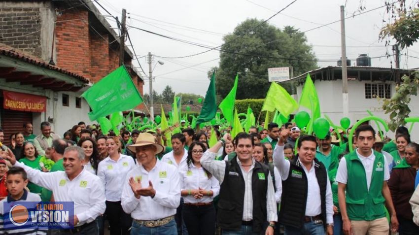 Nuestra estructura electoral se mantiene firme y el Partido Verde será ganador: Ernesto Núñez
