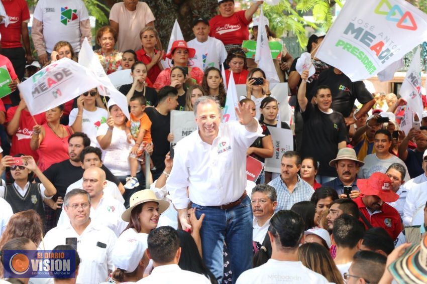 Todo listo para el cierre de campaña de Pepe Meade en Michoacán