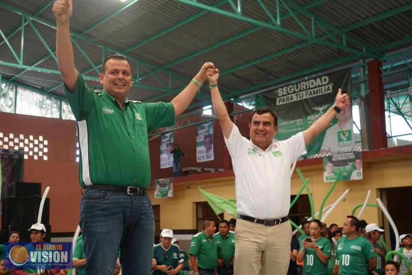 Constantino Ortiz y Memo Valencia, unen proyectos por la seguridad en Morelia