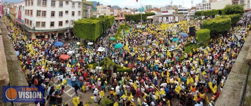 Michoacán la apuesta es el progreso y desarrollo, ¡ya ganamos!: Elías Ibarra