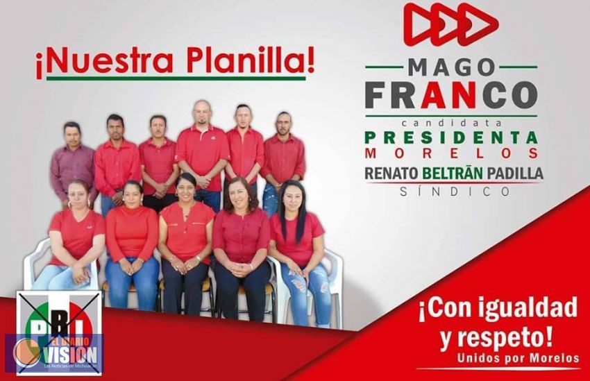 Mago Franco, candidata del PRI por Villa Morelos, recibe apoyo de migrantes de California y Chicago