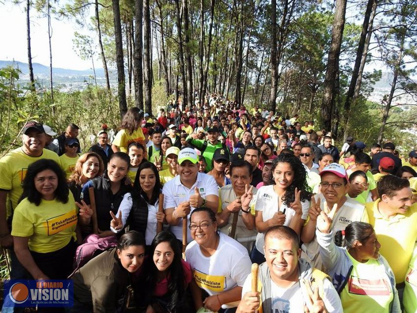 Reforestar es dar vida a nuestras próximas generaciones: Víctor Manuel Manríquez González.