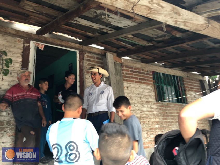 No sólo tocamos puertas, tocamos corazones: Palafox 