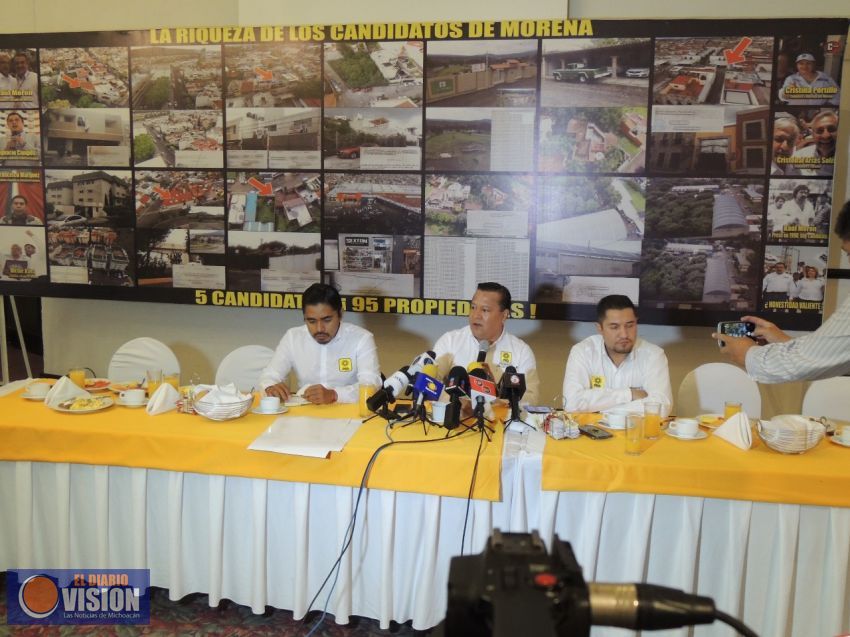 PRD denunciará ante PGJE a Candidatos de MORENA