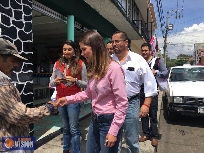 Se requiere de la participación ciudadana para la transformación de Morelia: Daniela de los Santos 