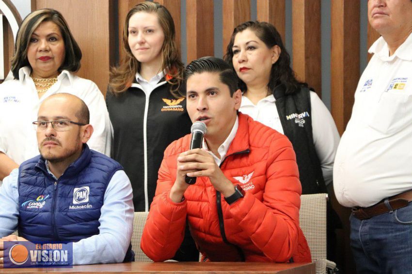 Ciudadanos respaldan a los candidatos del Frente, ganaremos en las urnas: Movimiento Ciudadano