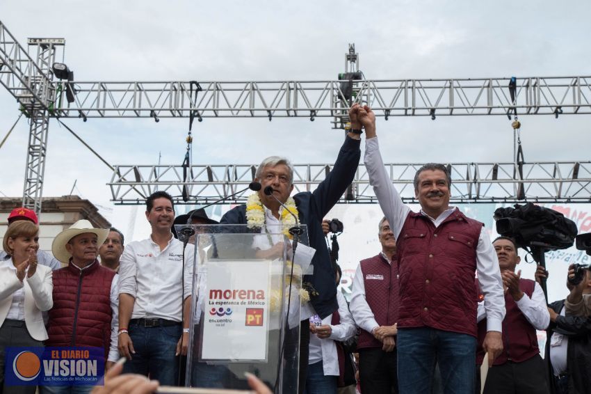 Este domingo en las urnas, por Morelia y por México, Juntos Haremos Historia: Raúl Morón